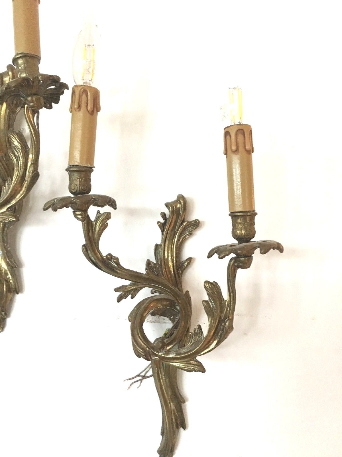 Pair of Louis XV style wall sconces