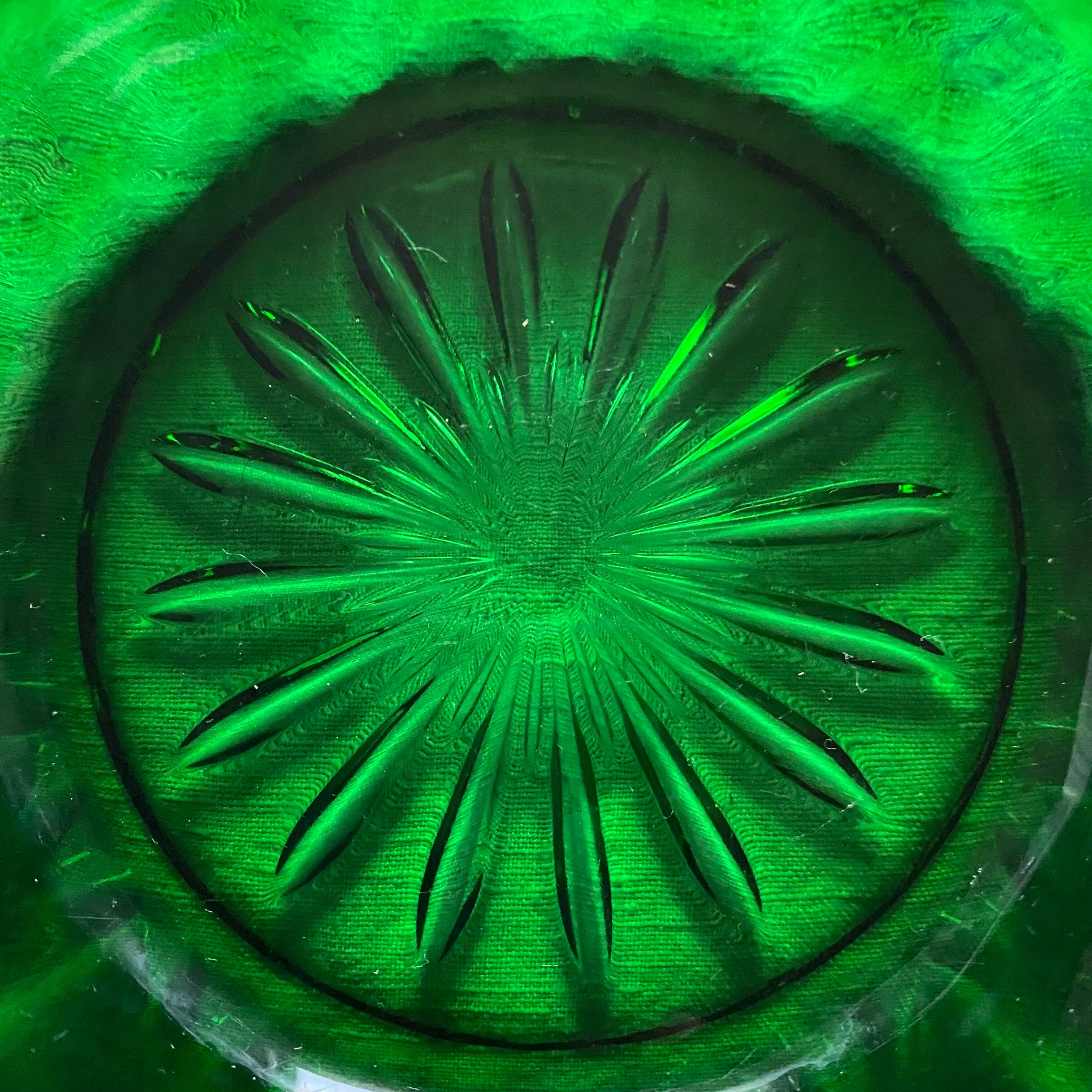 Vintage glass ashtray