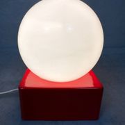 Lampe vintage de table/mur – porcelaine et opaline