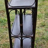 Dark Rattan Shelf
