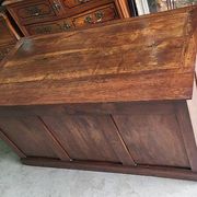 BUREAU A 9 TIROIRS EN NOYER 1900