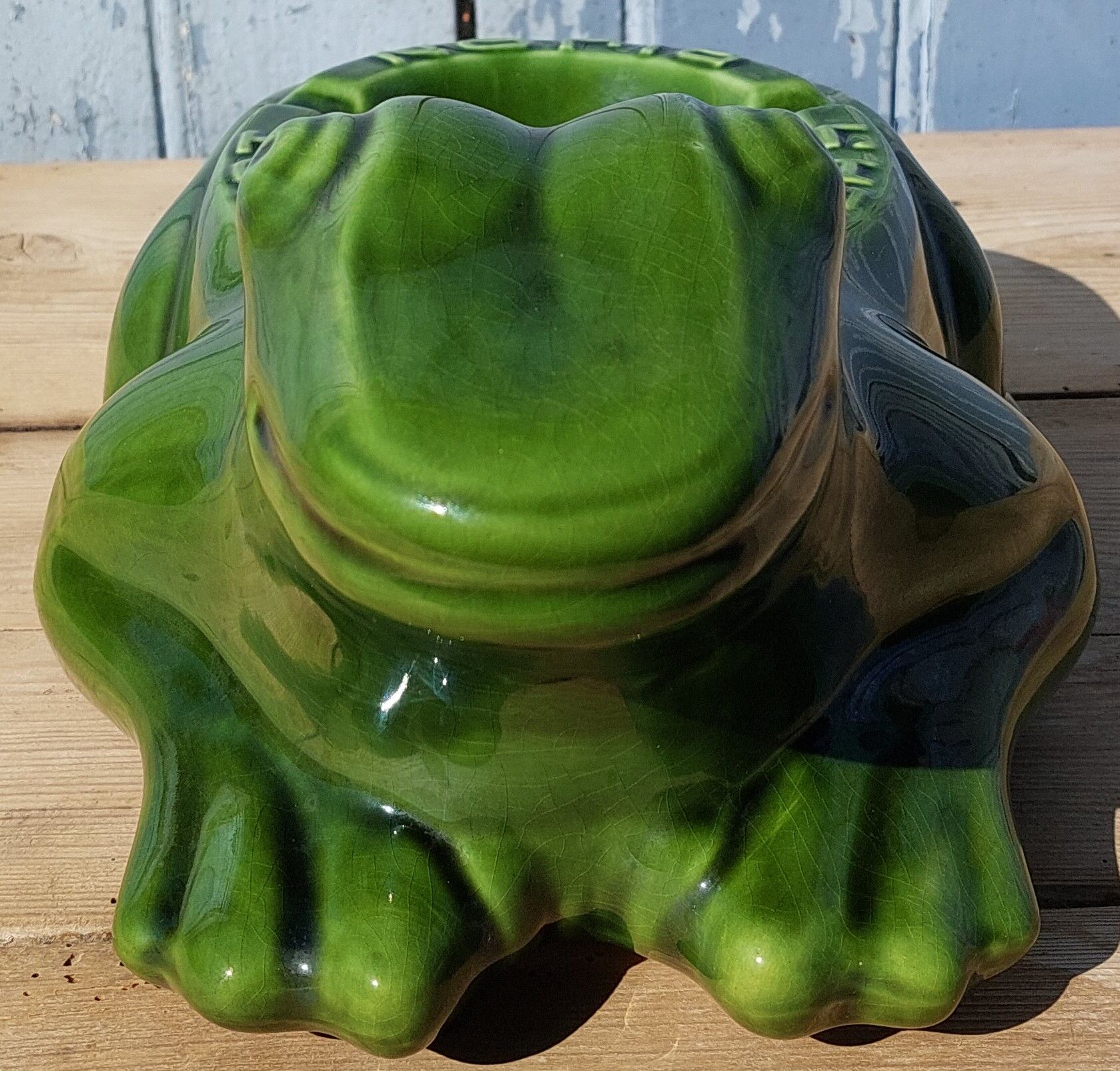 Advertising frog ashtray The heir - Guyot Dijon