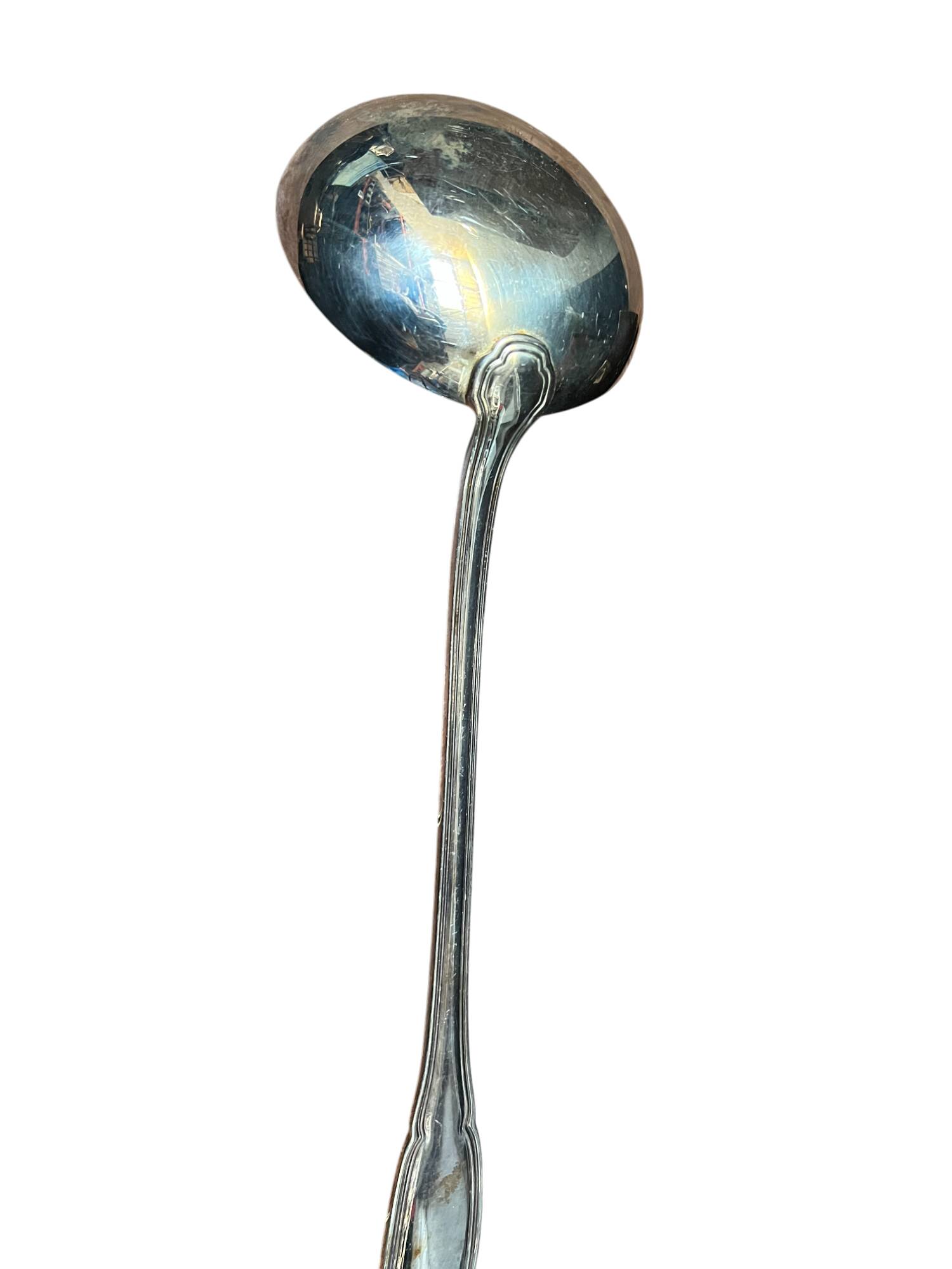 Silver metal cutlery set