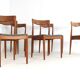 Set of 6 Arne Vodder for Vamo Møbelfabrik chairs -danish design in teak