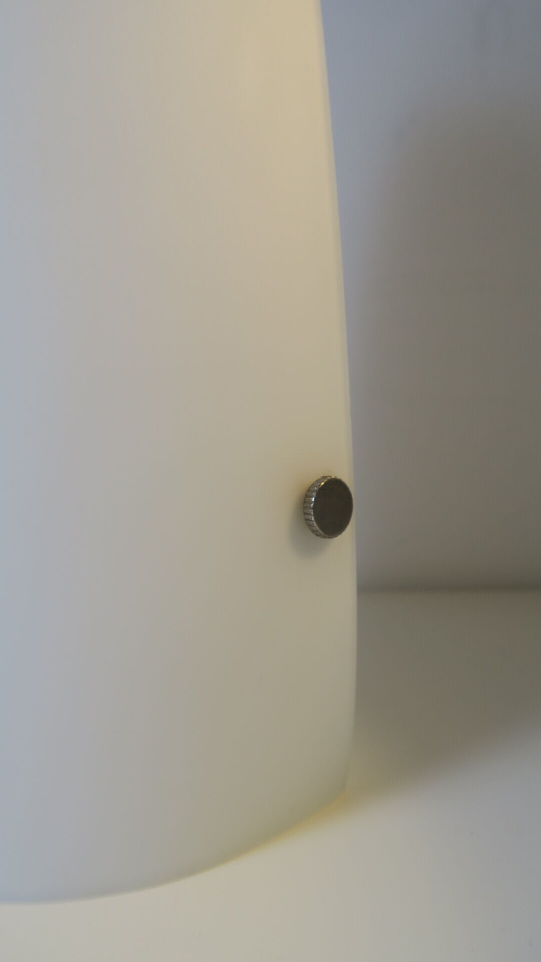 Opal glass wall lamp, styly from "fabas luce"