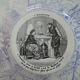 Decorative plate saying sarreguemines
