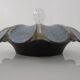 German flower wall lamp from Pan Keramik, 1970s