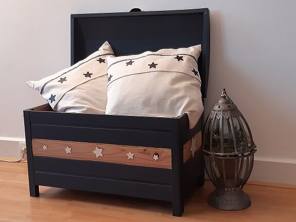 Wooden storage box