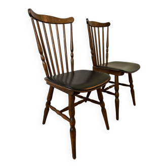 Chaises style scandinave Baumann années 60 (X2)