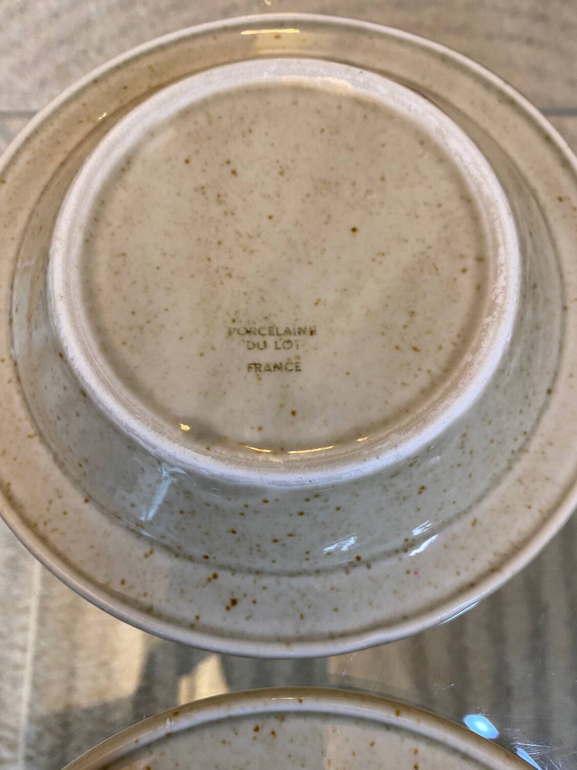 Service à café vintage en porcelaine de Virebent