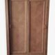 Vintage oak wardrobe with sliding doors