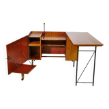 Mid-Century sideboard desk combination in teak, 1960s