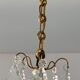 Lustre pampilles en cristal style Louis XVI, XXème