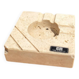 Cendrier en travertin par Cerri Nestore