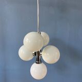 Pendant lamp chrome 70s