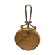Magnifying brass mirror