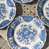 Ridgeway 12-piece dessert plate set – Windsor pattern – earthenware