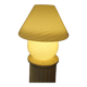 Lamp mushroom shape tourbillon glass murano de vetri 1960/70