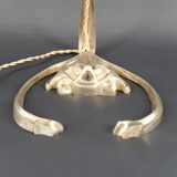 Lampe en Bronze et Pendeloques par H. Guimard, France, Art Nouveau, c. 1910