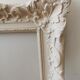 Large frame montparnasse foliage carved wood patinated