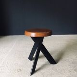 Modernist S31 Stool by Pierre Chapo, France, 1970s