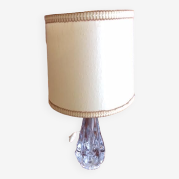 Lamp with crystal base