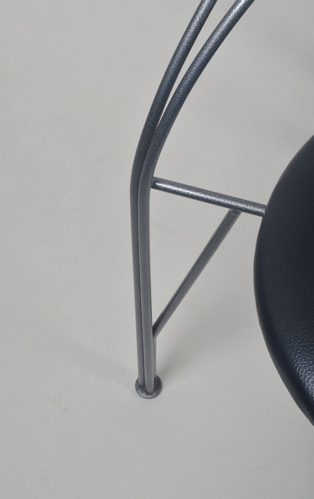 4 Chaises 'Lune d'Argent' dessinées par Pascal Mourgue pour Fermob, 1985