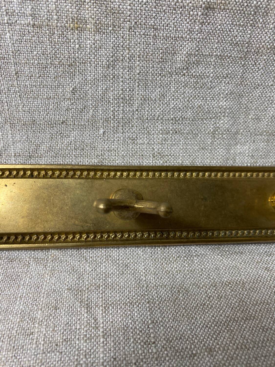 Brass coat hooks with four hooks