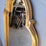 Gilded wood mirror from the 1960s - 100cm
