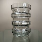 Val Saint Lambert Art Deco crystal vase