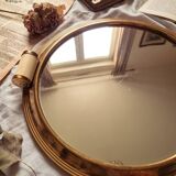 Large art deco mirror tray