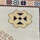 7x9 Peach Navy Blue Oushak Area Rug, 202x284Cm