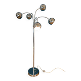 Eyeball floor lamp with 5 articulated lights
