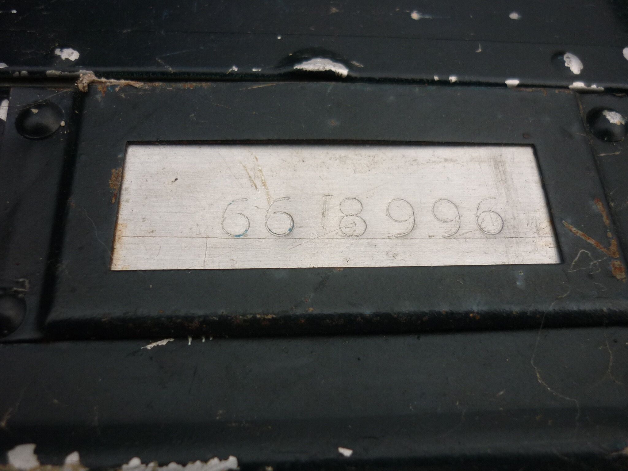 Iron trunk case marine anchor