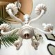 Vintage Murano chandelier in Venetian blown glass