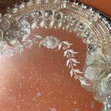 Crystal and Murano glass mirror
