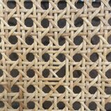 Plia chairs by Castelli in wood and cane.