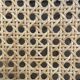 Chaises Plia Castelli en bois et cannage