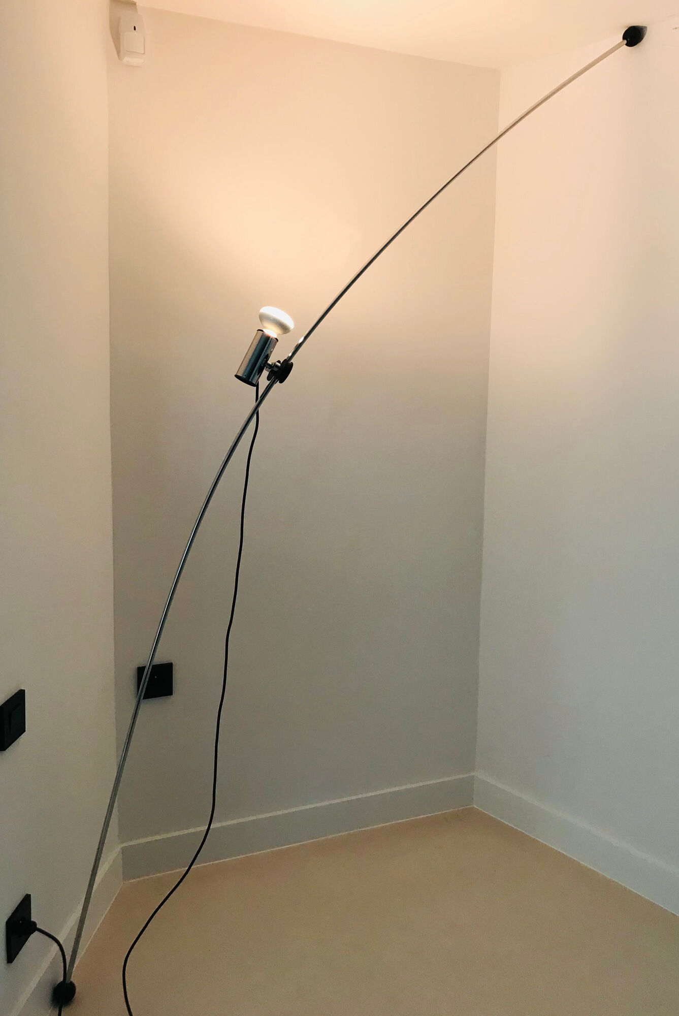 "Molla" floor lamp by Cesare Leonardi and Francesca Stagi for Lumenform, Italy 1960