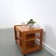 Deense teak audio trolley met lade vintage tv meubel
