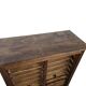 Commode à tiroirs vintage en bois / armoire d'archives / armoire de notaire