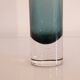 Vase scandinave en verre sommerso 1960