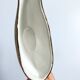Vintage sauce boat L'Amandinoise model Paola white cream flowers