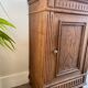 Old wooden bedside cabinet / bathroom cabinet / medicine cabinet