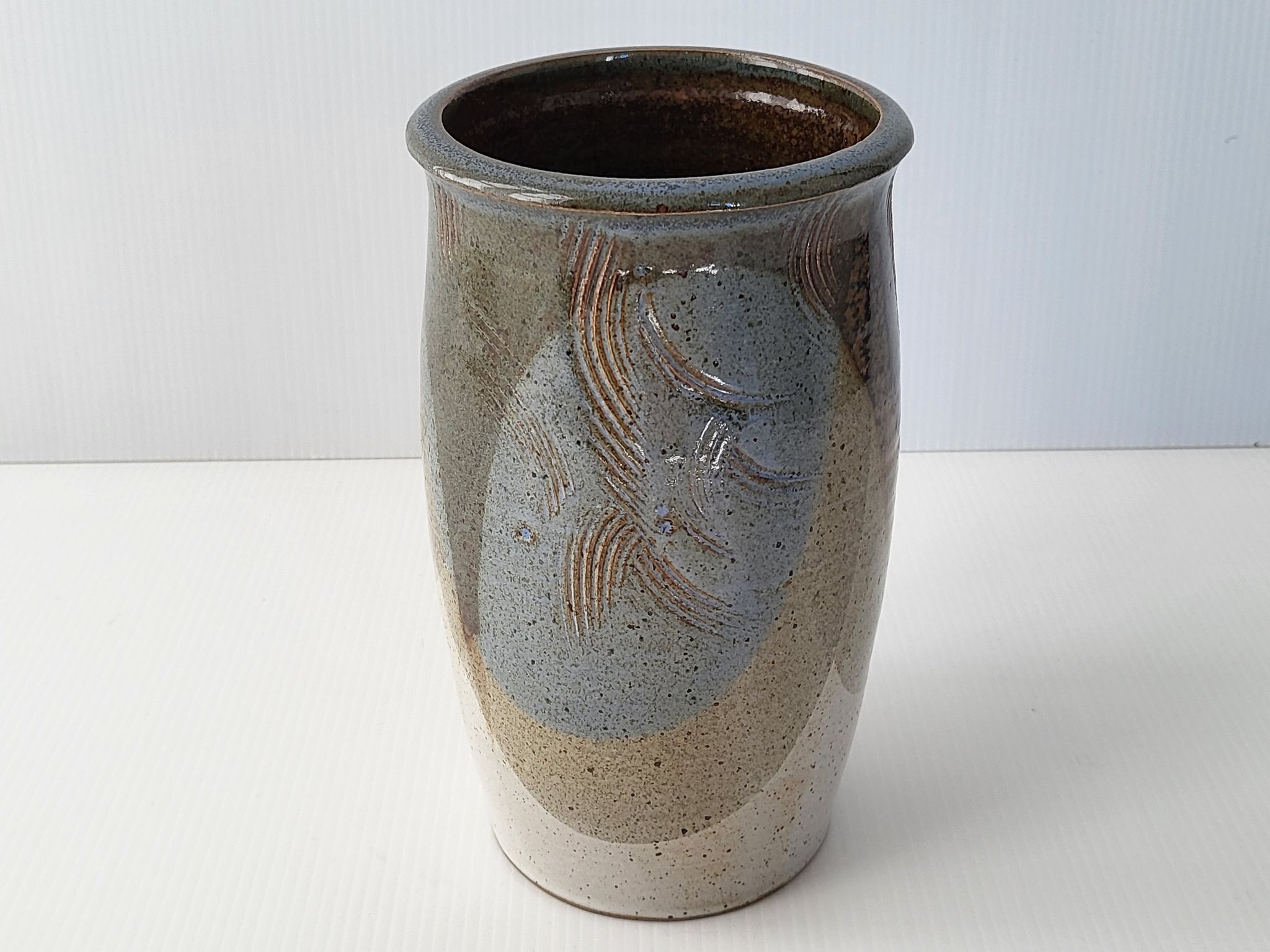 Vase en grès vintage 1970