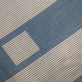 Tapis Vintage Dhurri Indien en Coton (141cm x 193cm), Années 1970, Élégance