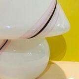 Lampe de chevet champignon en verre de murano