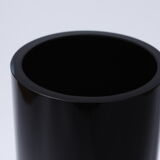 Black glass vase