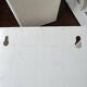 Set of 6 boomerang-shaped vinyl record racks/storage units. 1970s/80s.