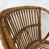 Van Rohe Noordwolde rattan chair, 1960
